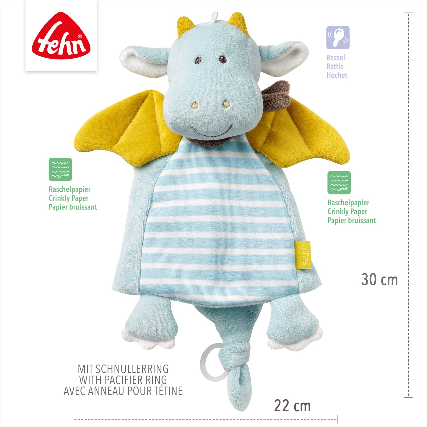Kuscheltuch Drache