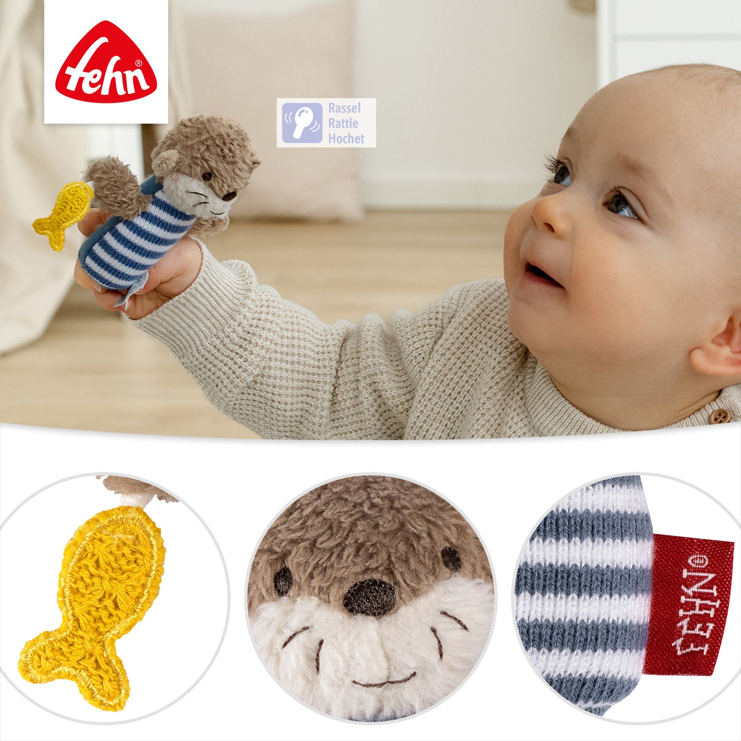 Mini Rassel Otter Theo