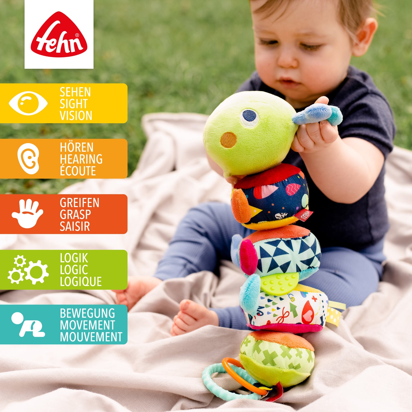 Activity Puzzle Raupe