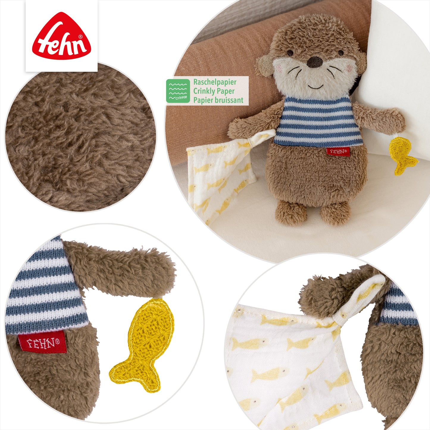 Knister Otter Activity Rascheltier