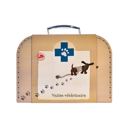Tierarztkoffer mit Dackel Edward