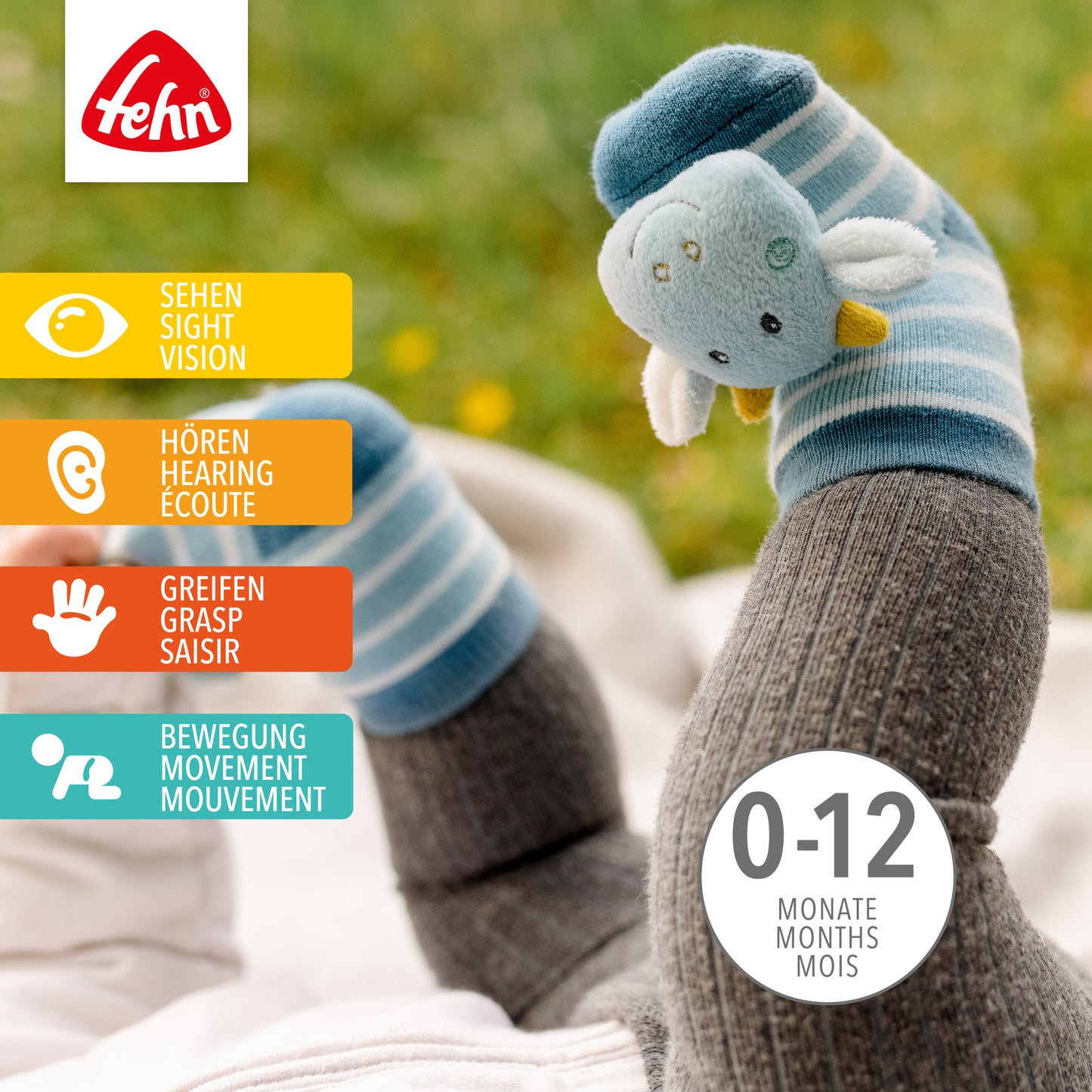 Rasselsocken Drache