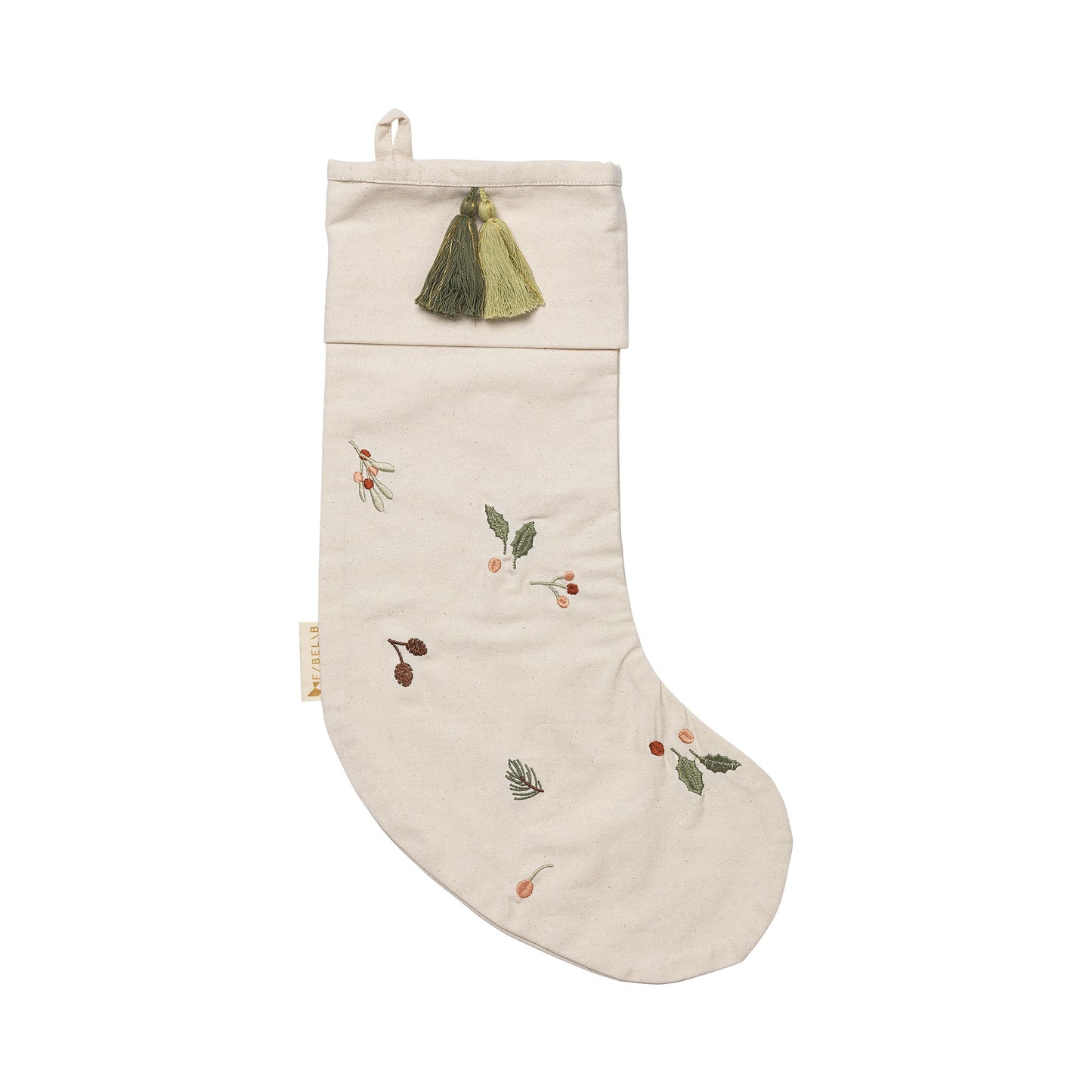 Weihnachtsstrumpf „Yule Greens“ von Fabelab