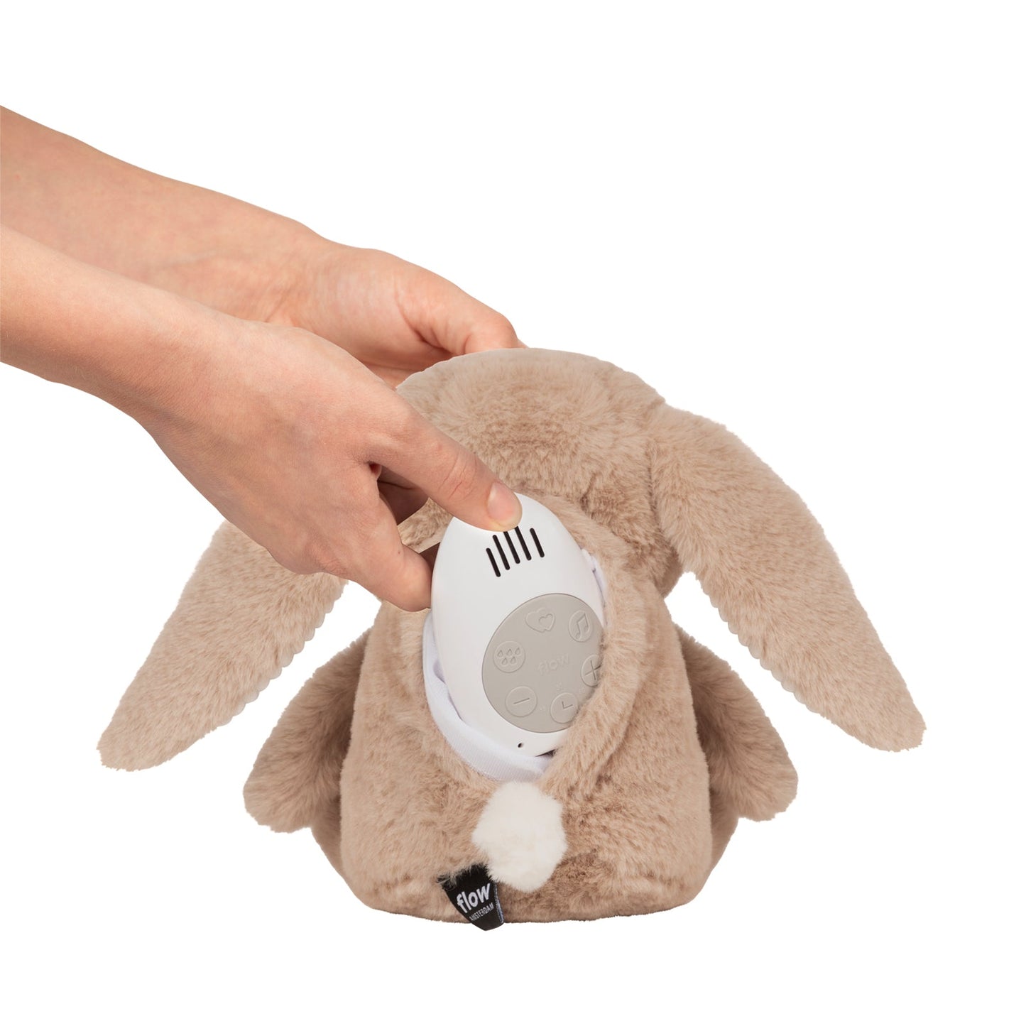 Herzschlag Kuscheltier Hase „Milo“ braun